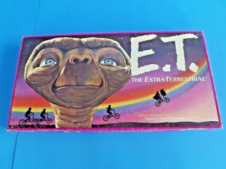 E.  T.  - The Extra - Terrestrial Board Game From Classic Movie Parker Bros 1982 Usa