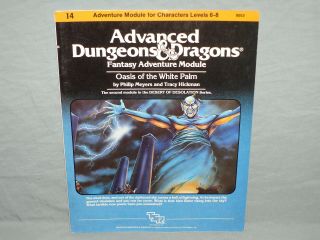 Ad&d 1st Edition Module - I4 Oasis Of The White Palm (2nd Desert And Exc -)