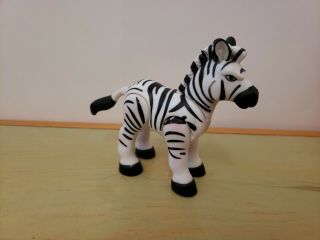 2007 Mattel Zebra Jungle Figure Animal M1362 Fisher Price Imaginext - 3 " Long