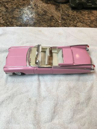 1959 Cadillac Eldorado Model Conv,  Pink,  1/18 Very Good Cond,  Complete