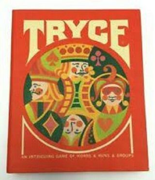 Tryce Vintage 1970 Card Game Of Words,  Runs,  & Groups Boxed 100 Complete