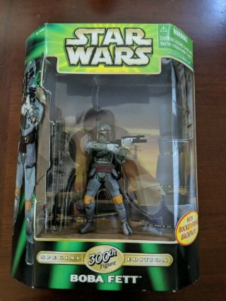 Star Wars Power Of The Force: Boba Fett 300th Special Edition Action Figure