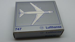 Schabak 1:600 Airplane 901/1 Lufthansa German Boeing 747 Jet Air Plane Herpa Mib