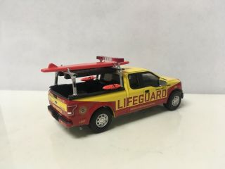 2016 16 Ford F - 150 XL 4x4 Lifeguard Collectible 1/64 Scale Diecast Diorama Model 2