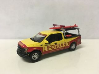 2016 16 Ford F - 150 XL 4x4 Lifeguard Collectible 1/64 Scale Diecast Diorama Model 4