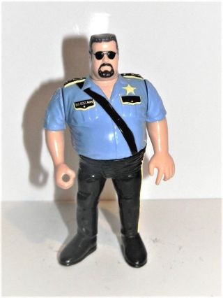 Hasbro Wwf Blue Card Series 1 Wrestling Figure " The Big Bossman 1 "