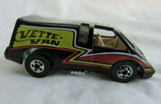 1980 Hot Wheels Hi - Raker Vette Van In Black With Bw 