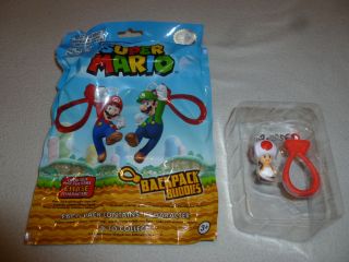 Mario Backpack Buddies Blind Bag Toad Figure Toy Nintendo 64 Nes Snes