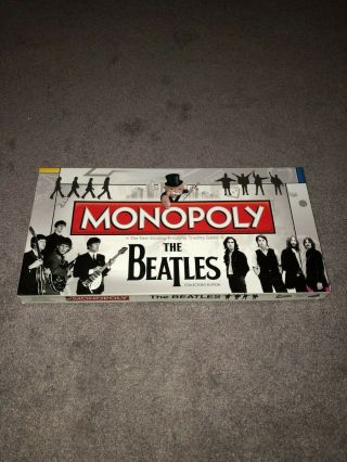 2010 Monopoly The Beatles Usaopoly Collectors Edition Board Game Complete