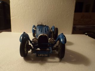 Bburago 1934 Bugatti Type 59 Blue 1:18 Scale Loose Car No Box 2