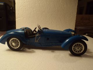 Bburago 1934 Bugatti Type 59 Blue 1:18 Scale Loose Car No Box 3