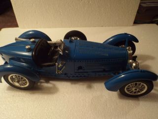 Bburago 1934 Bugatti Type 59 Blue 1:18 Scale Loose Car No Box 4