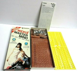 Word Master Mind Game No 3071 Vintage 1975 Invicta Complete