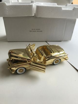 Gold 1953 Buick Skylark From Signature Collectibles,  1/24th Scale Diecast