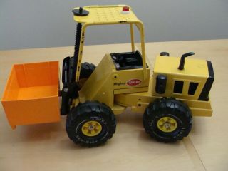 Tonka Fork Lift - - - - - 100 Complete - With Orange Crate