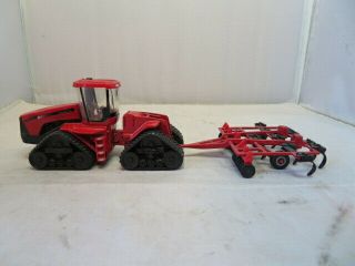 1/64 Ertl Case Ih Stx440 Quadtrac Farm Toy Tractor Diecast With Ripper