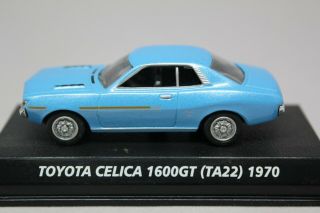 9656 Konami 1/64 Toyota Celica 1600gt Ta22 Light Blue No - Box Tracking No.