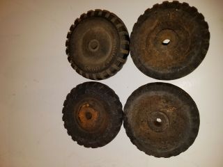Vintage Structo wheels for replacement set of 4 2