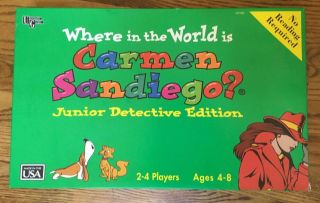 Where In The World Is Carmen Sandiego? Board Game: Junior Detective Edition