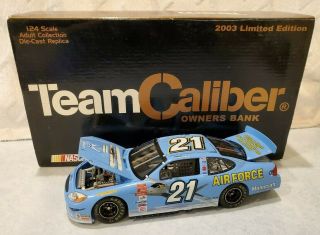 Ricky Rudd 21 Us Air Force 2003 Team Caliber Owners Bank 1:24 Scale Diecast