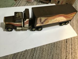 Nylint Golden Eagle Express 18 Wheeler Semi Truck Pressed Steel Vintage Toy 5