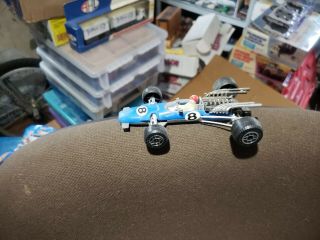 Politoys 8 Still Has The Pipes Driver Blue In Color Indy Car For The Many