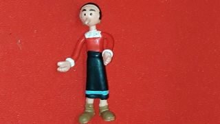 Vintage Popeye Olive Oyl Figure Bendy Bendable Toy 1989 Jesco