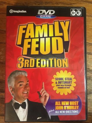 Family Feud 3rd Edition - Dvd Game,  Score Cards And Player Guide - For Ages 8,