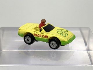 Vtg Galoob Micro Machines ‘80s Chevrolet Corvette Pace Car W/ Driver Rare Racing