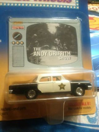 JOHNNY LIGHTNING - HOLLYWOOD ON WHEELS - THE ANDY GRIFFITH SHOW POLICE CRUISER 2