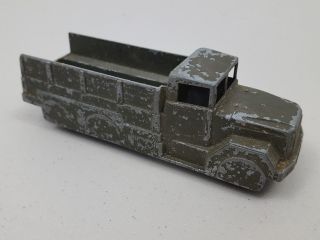 Vintage Midgetoy Diecast Us Army Half Track Truck - 4.  5 " Long