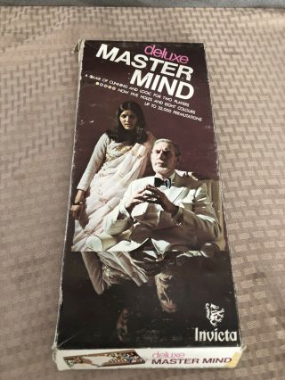 Vintage Master Mind Game Box 1975 Invicta