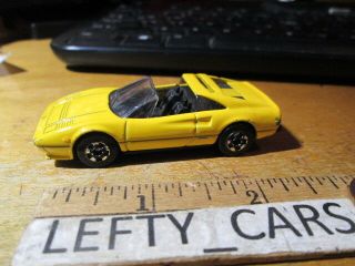 Hot Wheels Ferrari Yellow 308 Gts Car Scale 1/64 Loose No Box