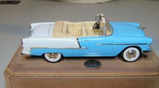 Liberty Classics 1955 Blue And White Chevy Conv Bank W Key Limited Edition 3363
