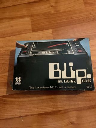 Blip The Digital Game Pong Game Vintage 1977 Tomy With Box