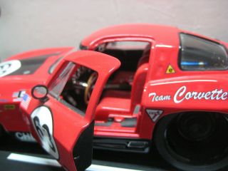 JADA TOYS BIG TIME MSUCLE 63 CORVETTE RACE CAR WITH DIARAMA IN 1/18TH SCALE 2