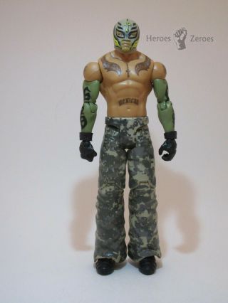 Wwe Tribute To Troops Rey Mysterio Kmart Fan Central Exclusive Green Camo Figure