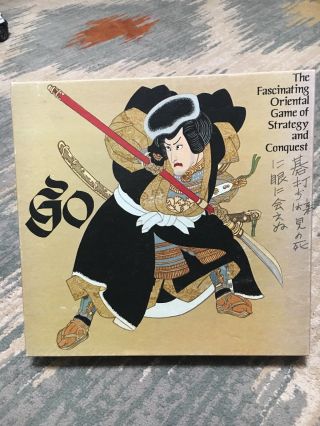 Vtg Go Board Game The Oriental Game Of Strategy And Conquest Wood Great Cond