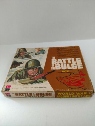 Avalon Hill Battle Of The Bulge Board Game