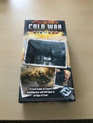 Cold War - Cia Vs Kgb - Card Game - Fantasy Flight - 2 Players