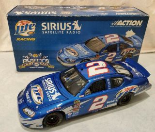 Rusty Wallace 2 Miller Lite / Sirius Radio 2005 Dodge Charger 1:24 Scale Action