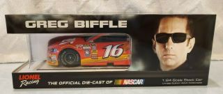 Greg Biffle 16 Cheez - It 2015 Ford Fusion 1:24 Scale Action / Lionel Diecast