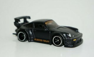 Black Porsche Rwb 930 Limited Edition Real Riders 1/64 Scale Diecast Hot Wheels