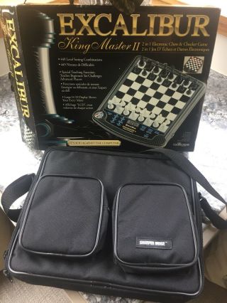 Excalibur Electronic Checkers & Chess Game