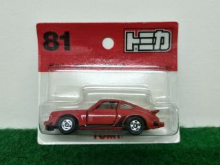 Tomy Tomica Blister Pack No.  81 Porsche 930 Turbo Made In China