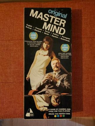 1972 Master Mind Game By Invicta Game Of The Year