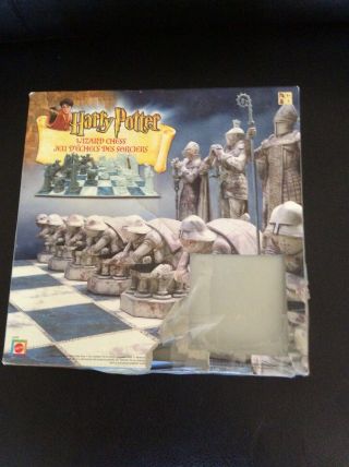 Harry Potter Wizard Chess Set 2002 Mattel 43533 Complete Verified Board Game