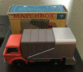 Lesney Matchbox No.  7 Ford Refuse Truck /