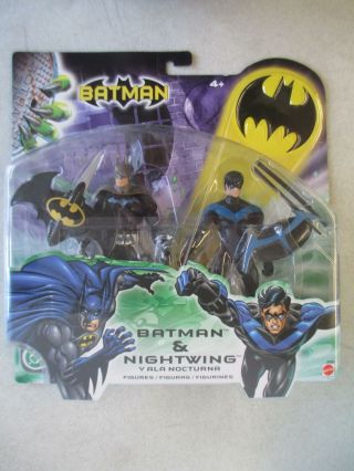 Moc 2003 Mattel Dc Batman & Nightwing 6 " Action Figures Set