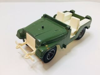 Vintage Hubley Us Army Jeep No.  1710 - Made In Lancaster,  Pa Usa